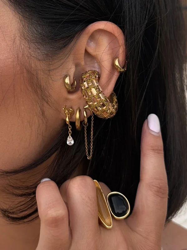 Pendiente Earcuff Óleo