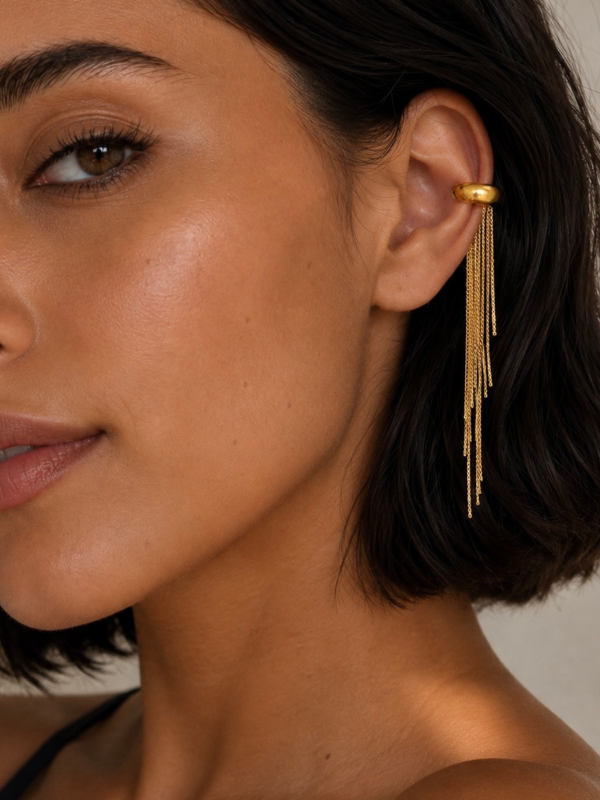 Pendiente Earcuff Cascade